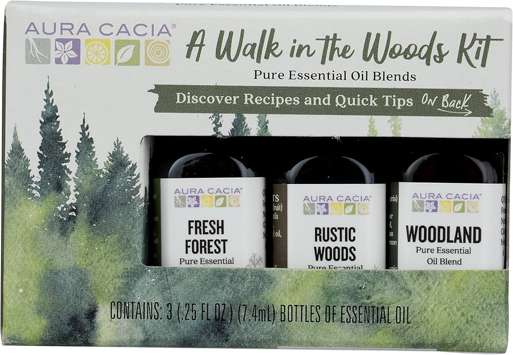 AURA CACIA Walk in the Woods Essential Oil Kit Count, 0.75 FZ | Amazon (US)