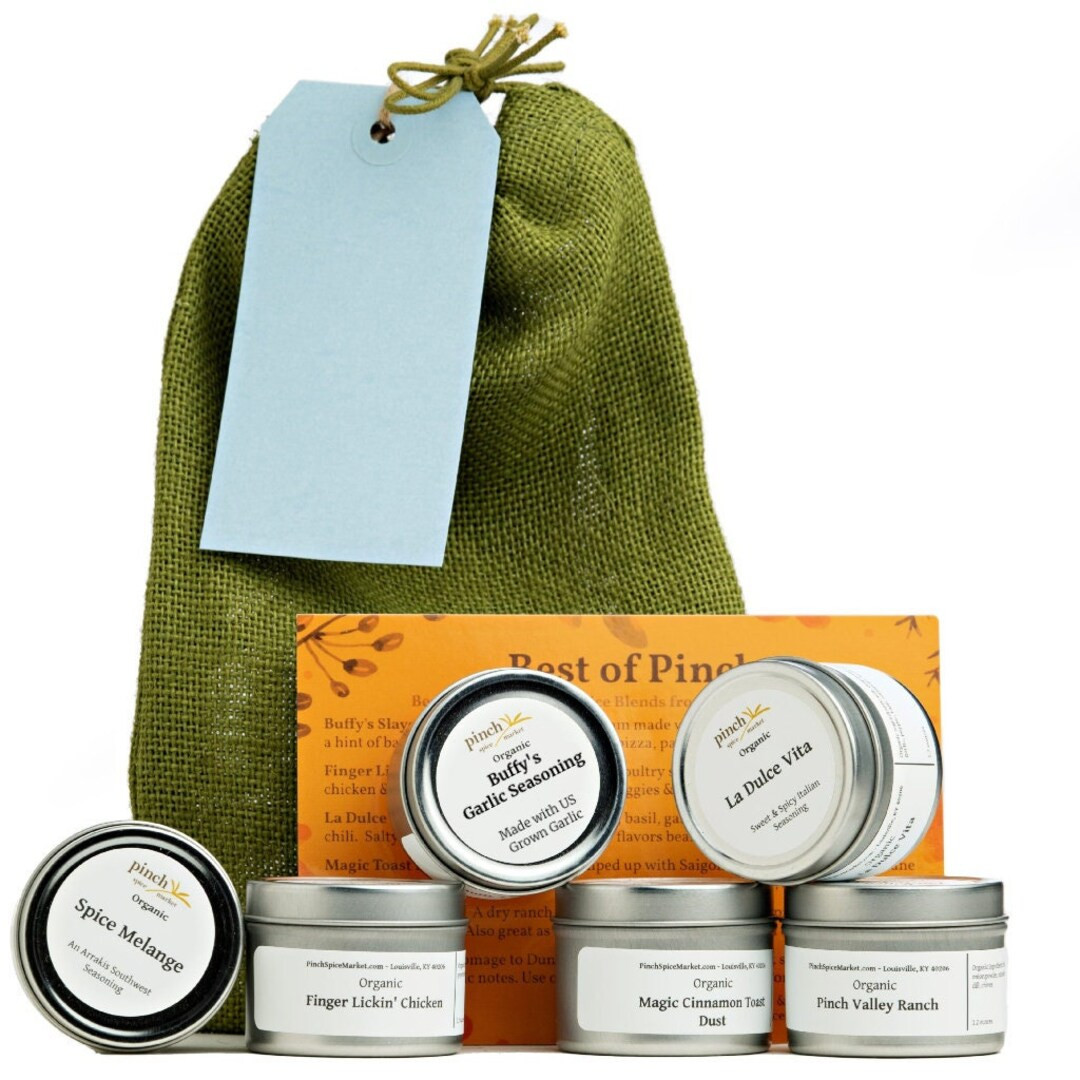 Best Selling Organic Spices Gift Bag | Unique Gourmet Food Gift for Foodies & Cooks - Etsy | Etsy (US)