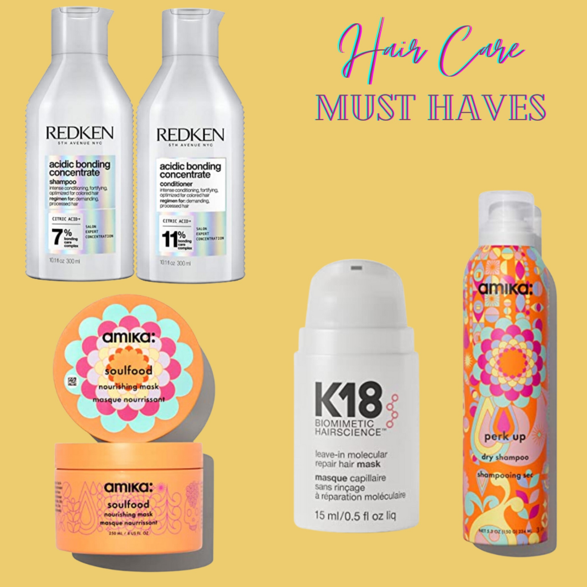 Hair care must haves 🫶

Hair care 
Shampoo
Conditioner 
Hair mask 
Leave in treatment 
Hair treatment 
Blonde hair 
Damaged hair 
Dry hair 
Dry shampoo 


#LTKstyletip #LTKBeautySale #LTKbeauty