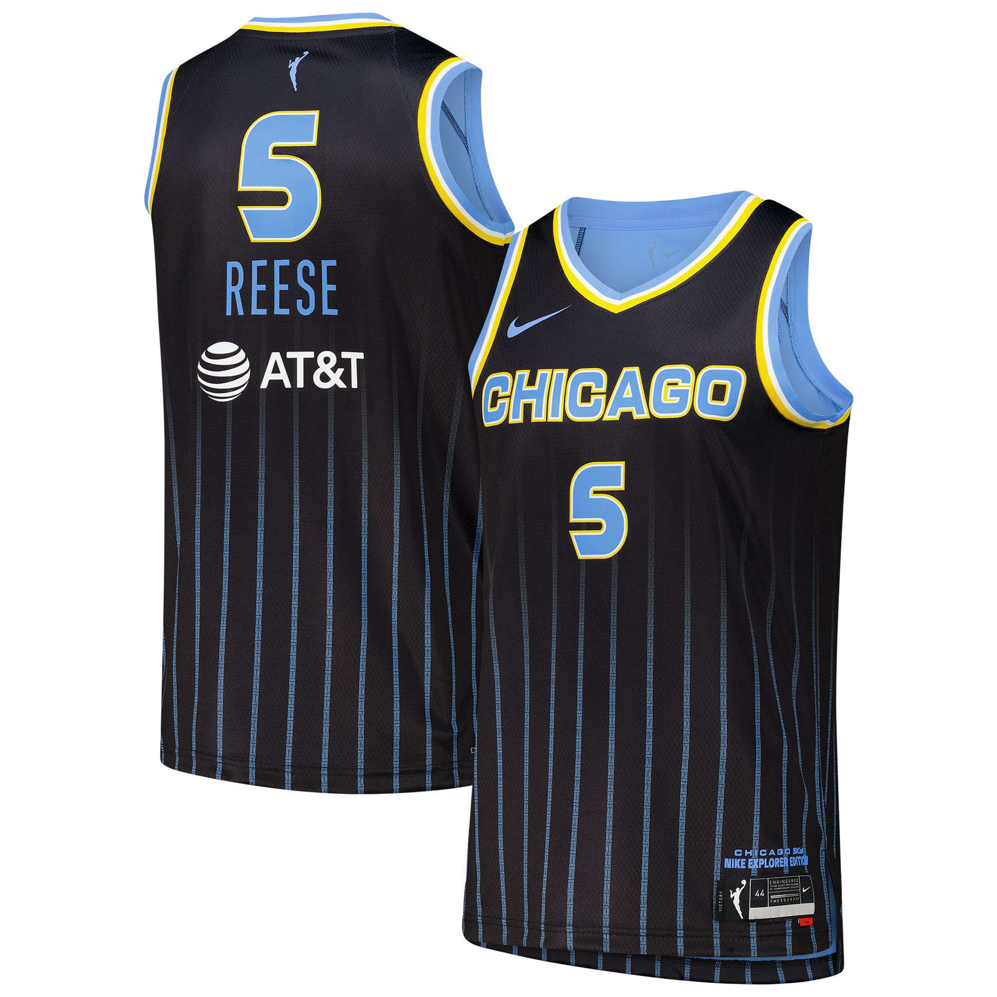 Unisex Nike Angel Reese Black Chicago Sky 2024 WNBA Draft Explorer Jersey | Fanatics