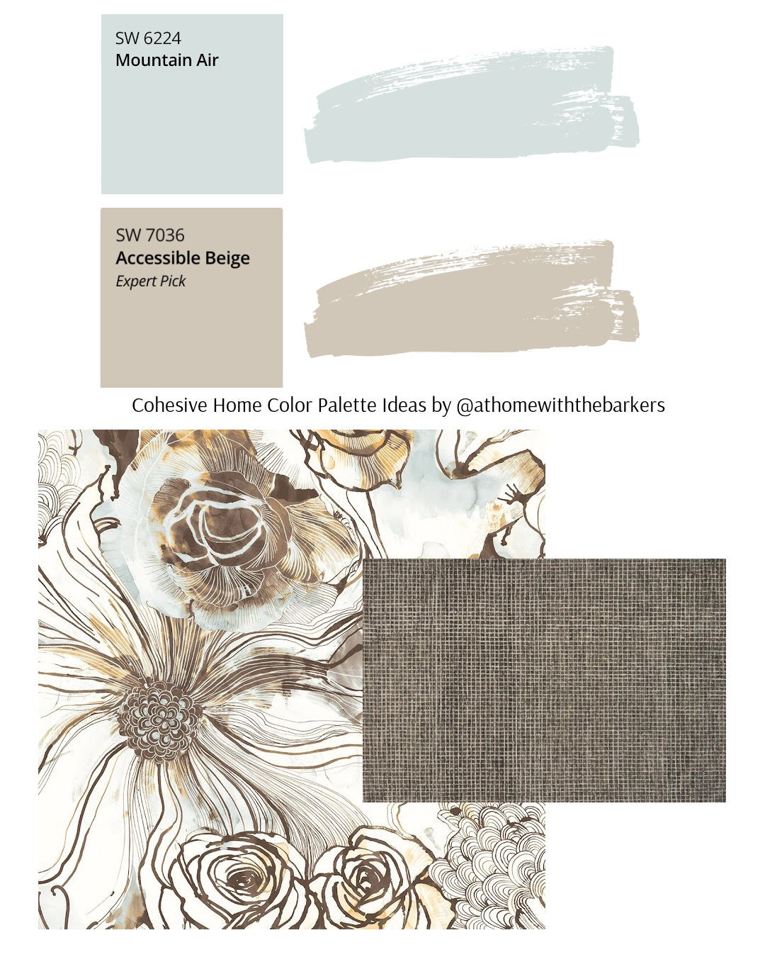 Floral wallpaper and are rug color palette 

 

#LTKHome #LTKSaleAlert #LTKStyleTip