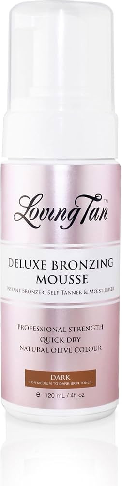 Loving Tan 8 HR Deluxe Self Tanning Mousse, Dark -Streak Free, Professional Quality Sunless Tanni... | Amazon (US)
