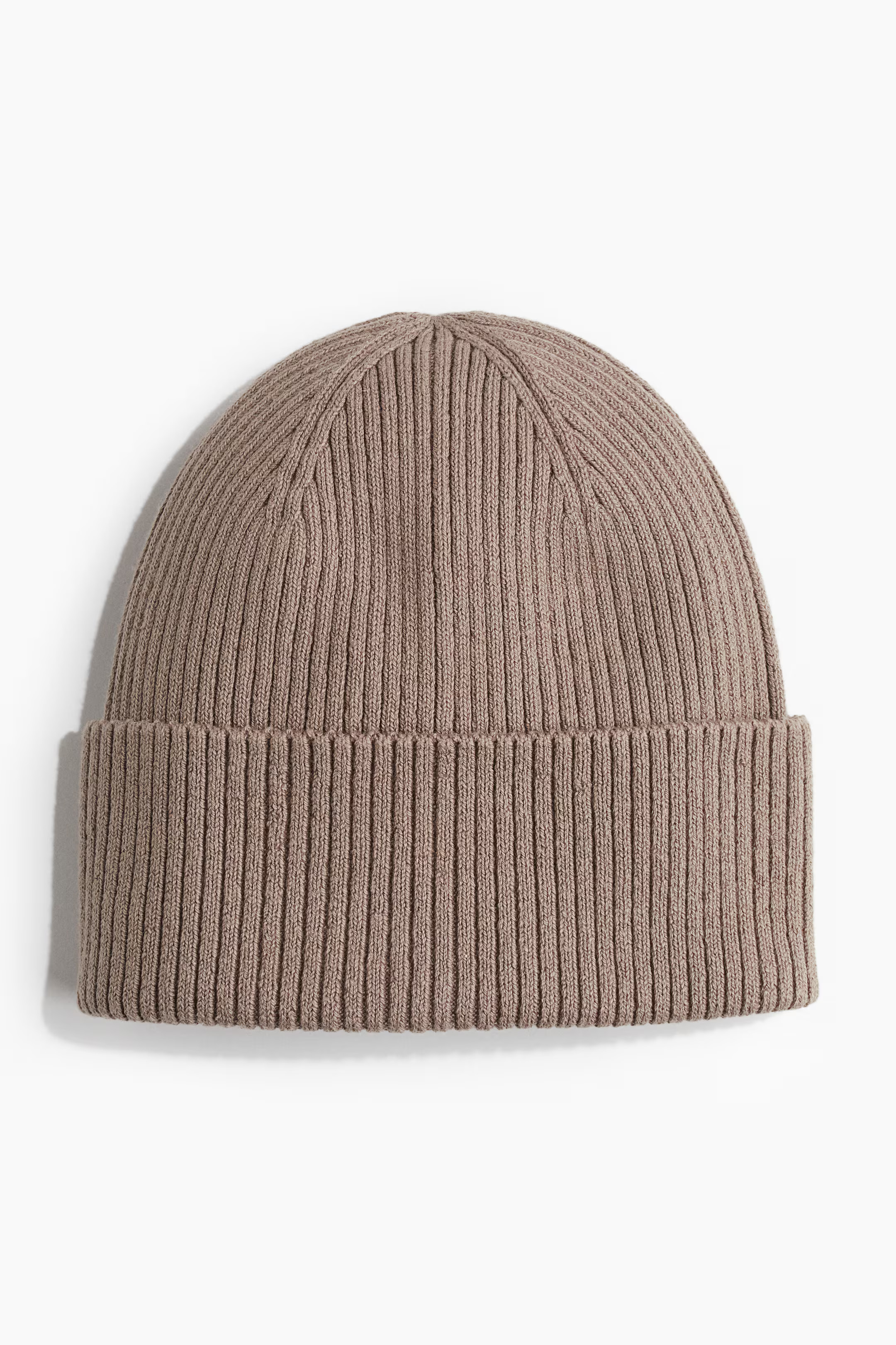 Rib-Knit Hat - Taupe - Men | H&M US | H&M (US + CA)