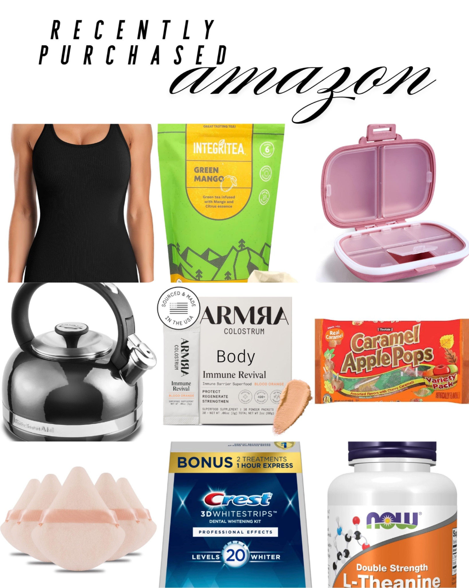 Recent Amazon purchases 