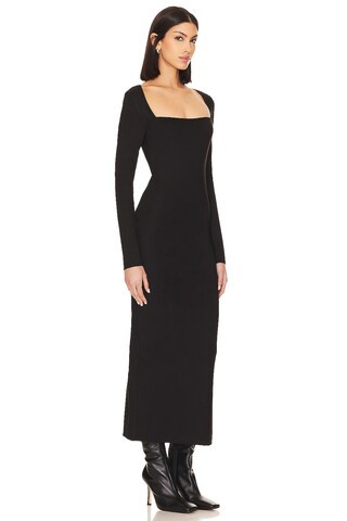 Lovers and Friends x Anja Dujaković velyne Midi Dress in Black from Revolve.com | Revolve Clothing (Global)