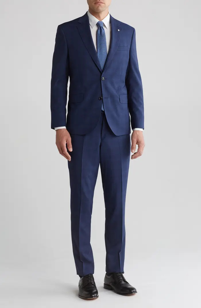 Ted Baker London Jay Slim Fit Plaid Wool Suit | Nordstrom | Nordstrom