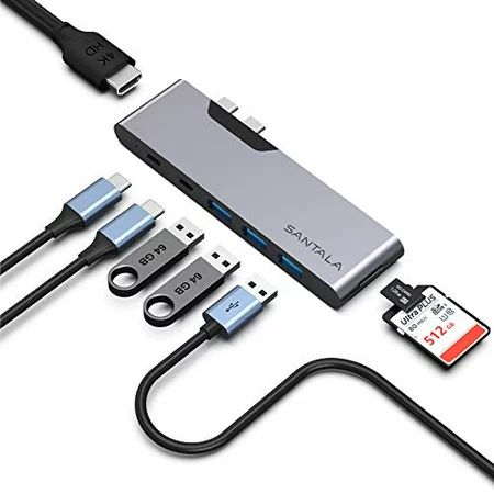 8 in 1 USB C Hub Adapter for MacBook Pro 13/15/16 inch 2020/2019/2018/2017/2016, MacBook Air 2020-20 | Walmart (US)