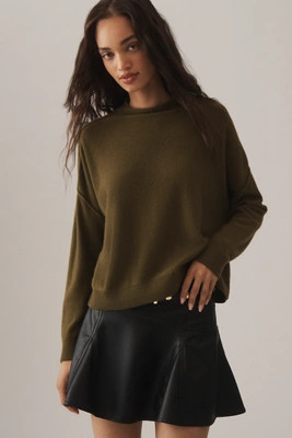 The Alani Cashmere Mock-Neck Sweater by Pilcro | Anthropologie (US)