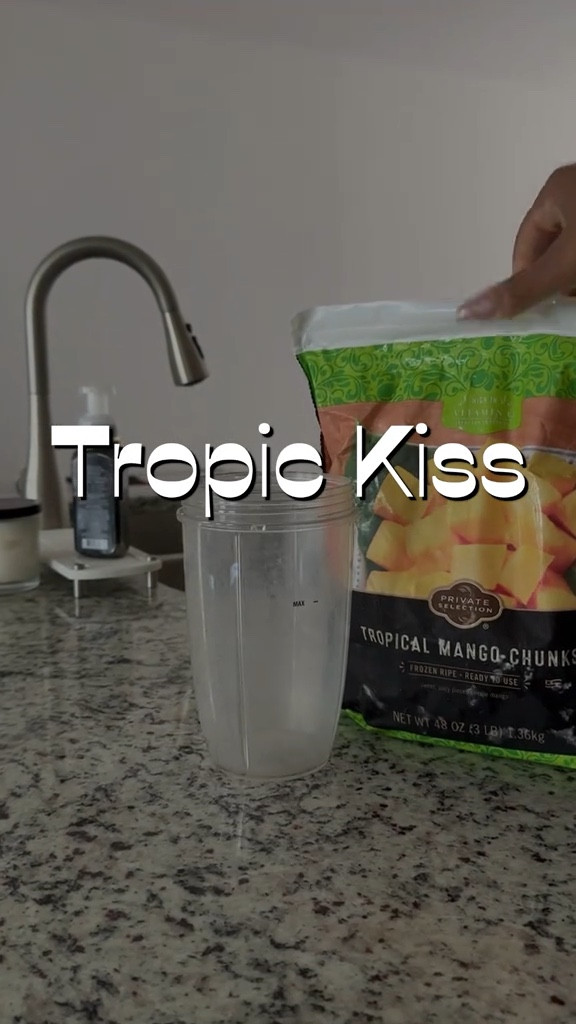 Sending you a little Tropic Kiss 💋☀️ This mango-peach-pineapple blend is basically a vacation in a cup!

Pro-tip: Use a frother to get those perfect yogurt swirls! 🌪️🍦

#LTKfoodie #LTKdayinmylife #LTKfitnessgoals
