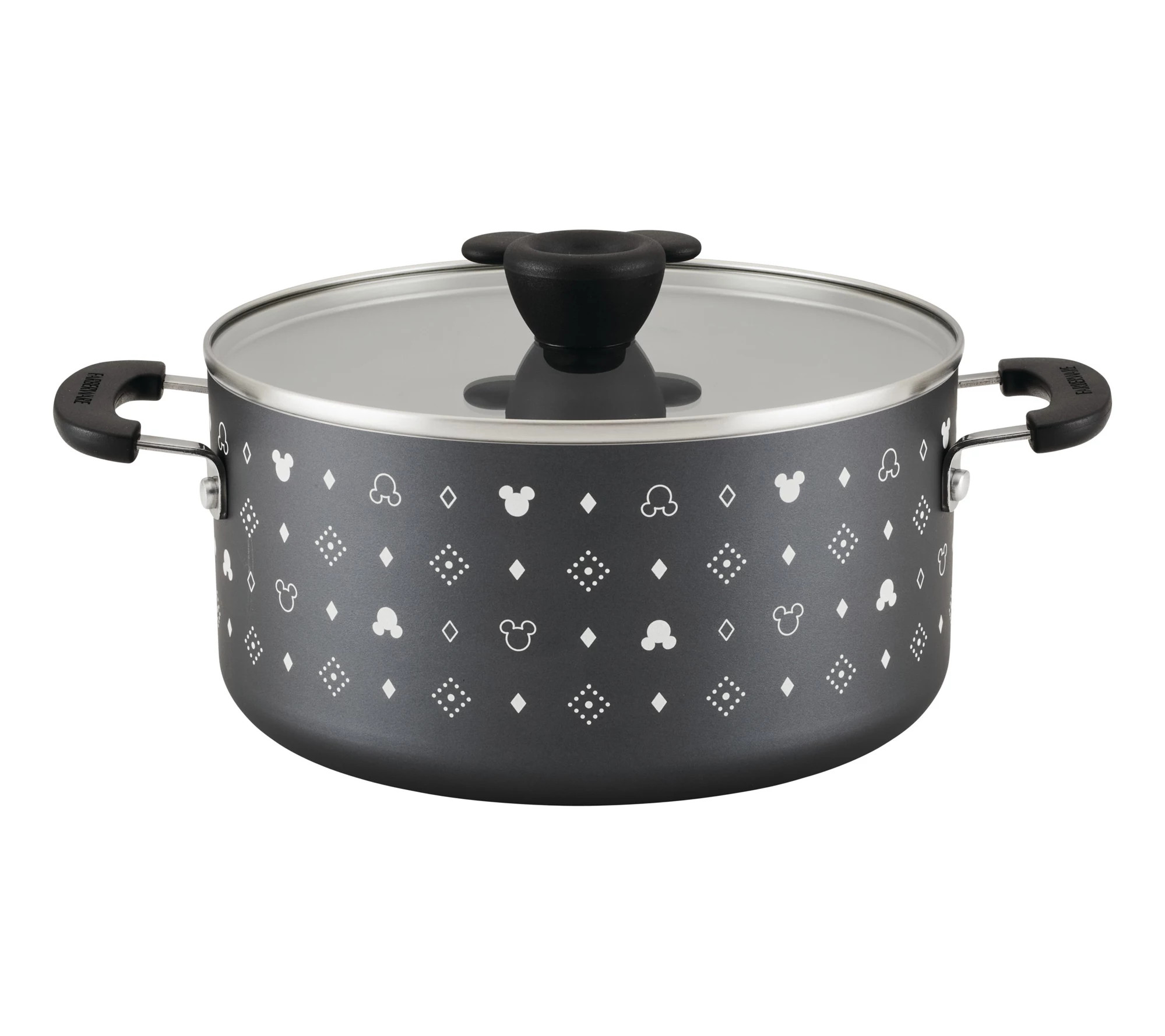 Farberware 5.5qt Disney Monochrome Ceramic Nonstick Stockpot - QVC.com | QVC