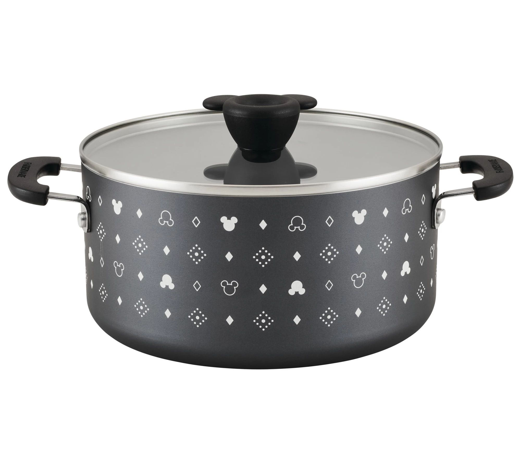 Farberware 5.5qt Disney Monochrome Ceramic Nonstick Stockpot - QVC.com | QVC