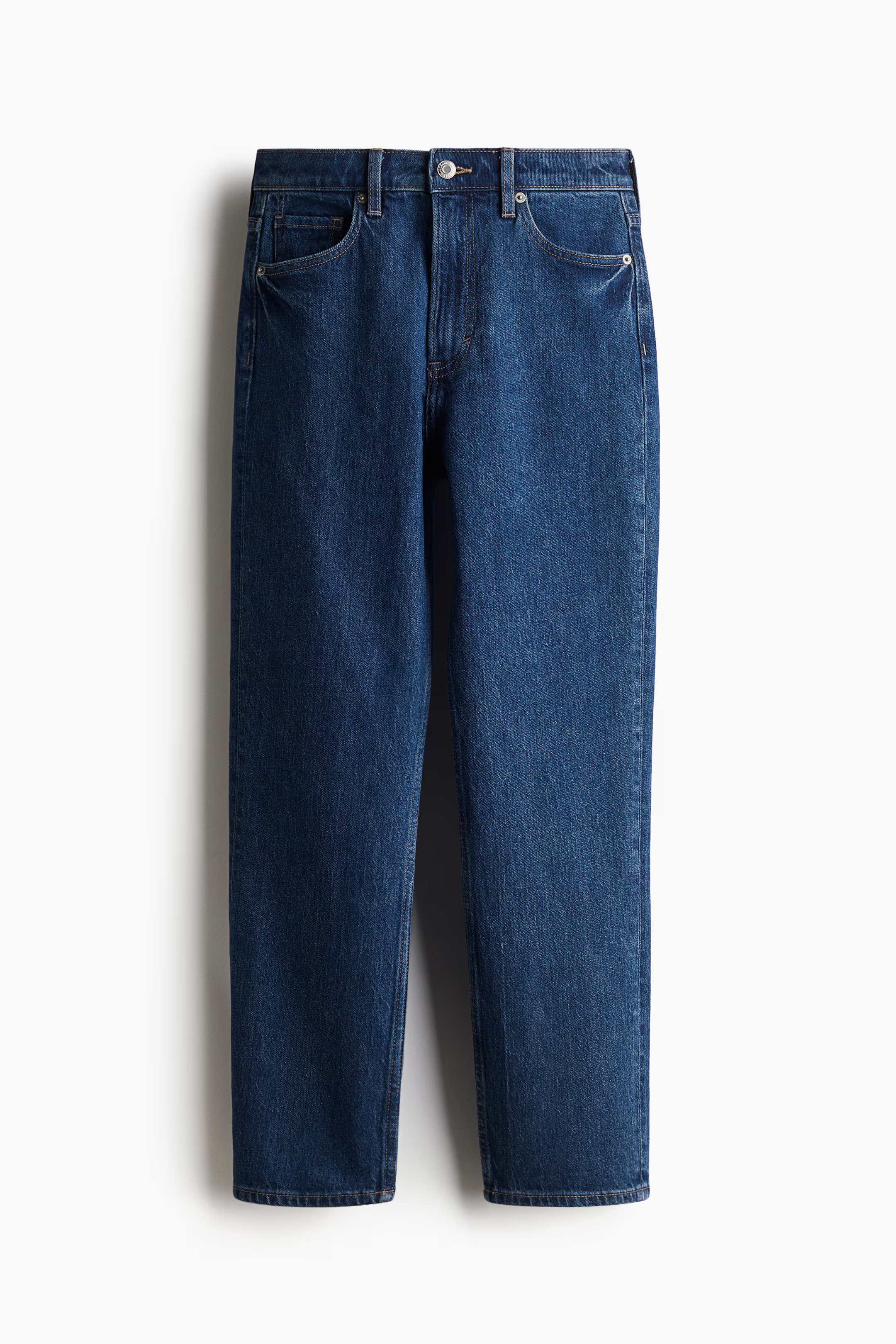 Slim Straight High Ankle Jeans - Denim blue - Ladies | H&M GB | H&M (UK, MY, IN, SG, PH, TW, HK)