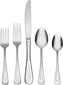 Oneida Satin Sand Dune Flatware, 45 Piece, Multi | Amazon (US)