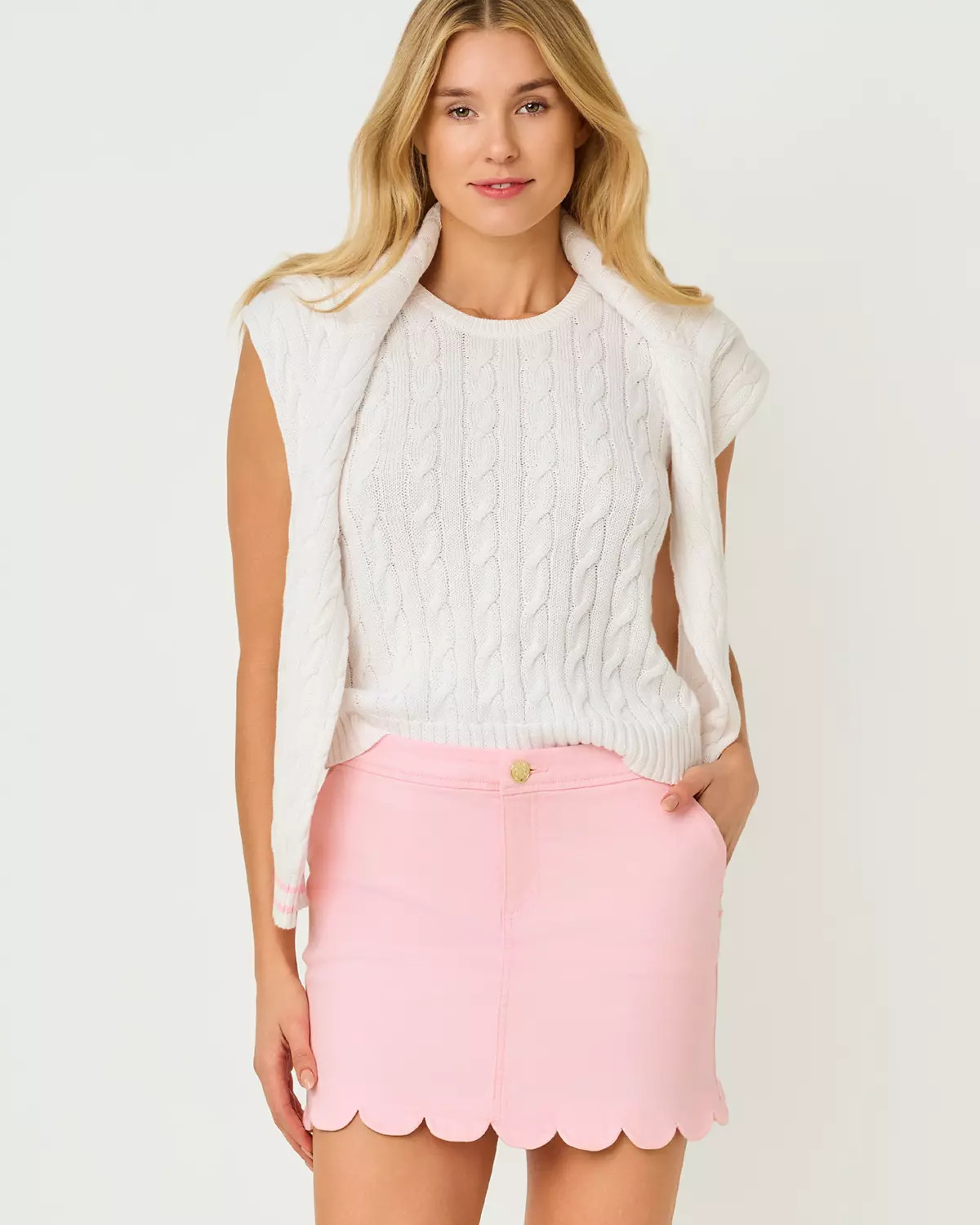 Colette Denim Skort | Lilly Pulitzer