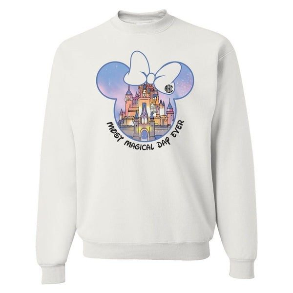 Monogrammed 'Most Magical Day Ever' Crewneck Sweatshirt | United Monograms
