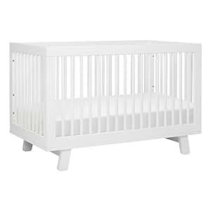 babyletto Hudson 3-in-1 Convertible Crib with Toddler Rail, White | Amazon (US)