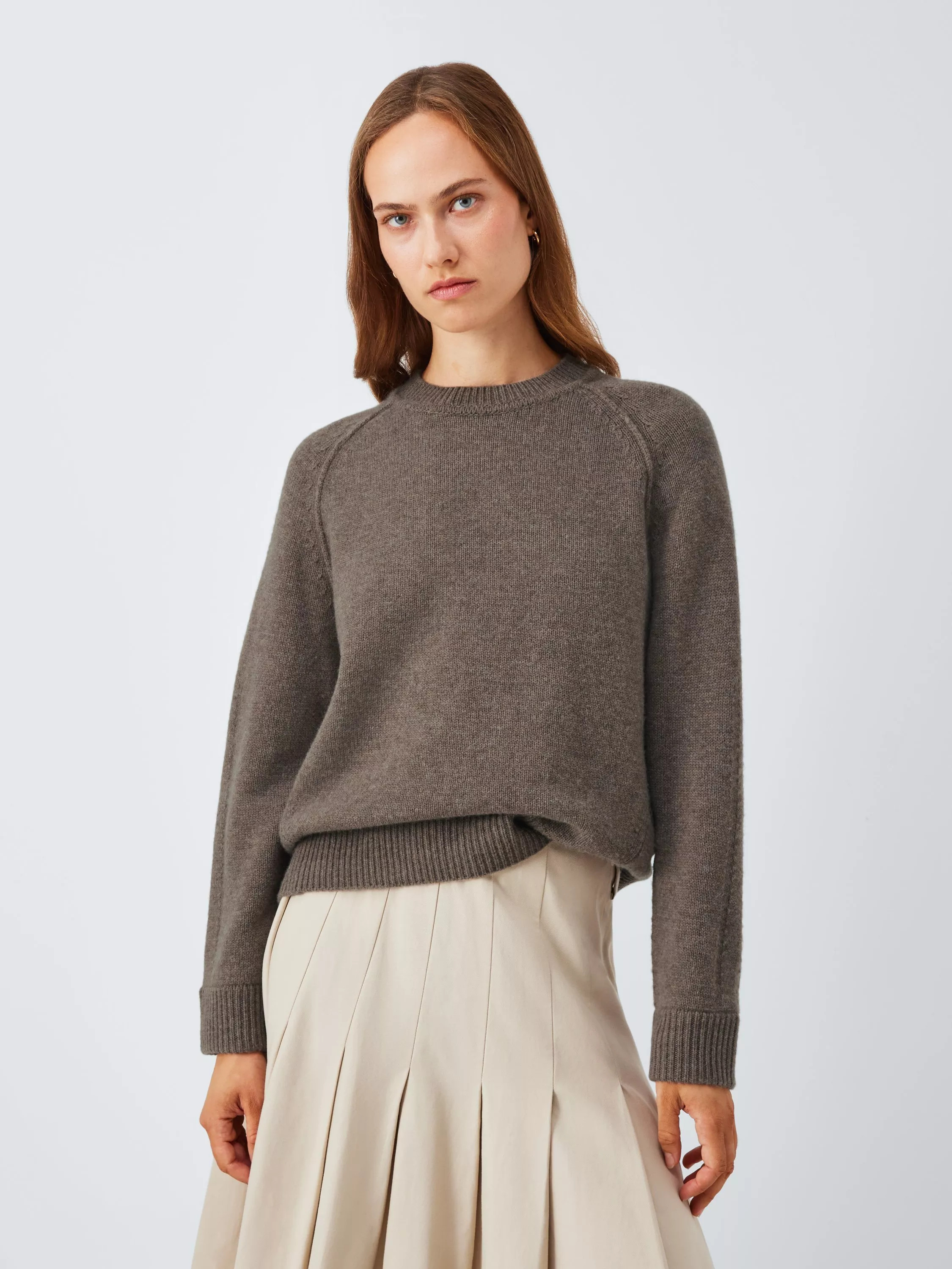 John Lewis Merino Wool Rich Crew Neck Jumper | John Lewis (UK)