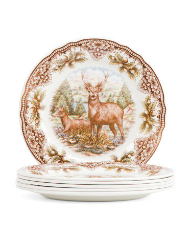 6pk Stag Dinner Plates | Marshalls