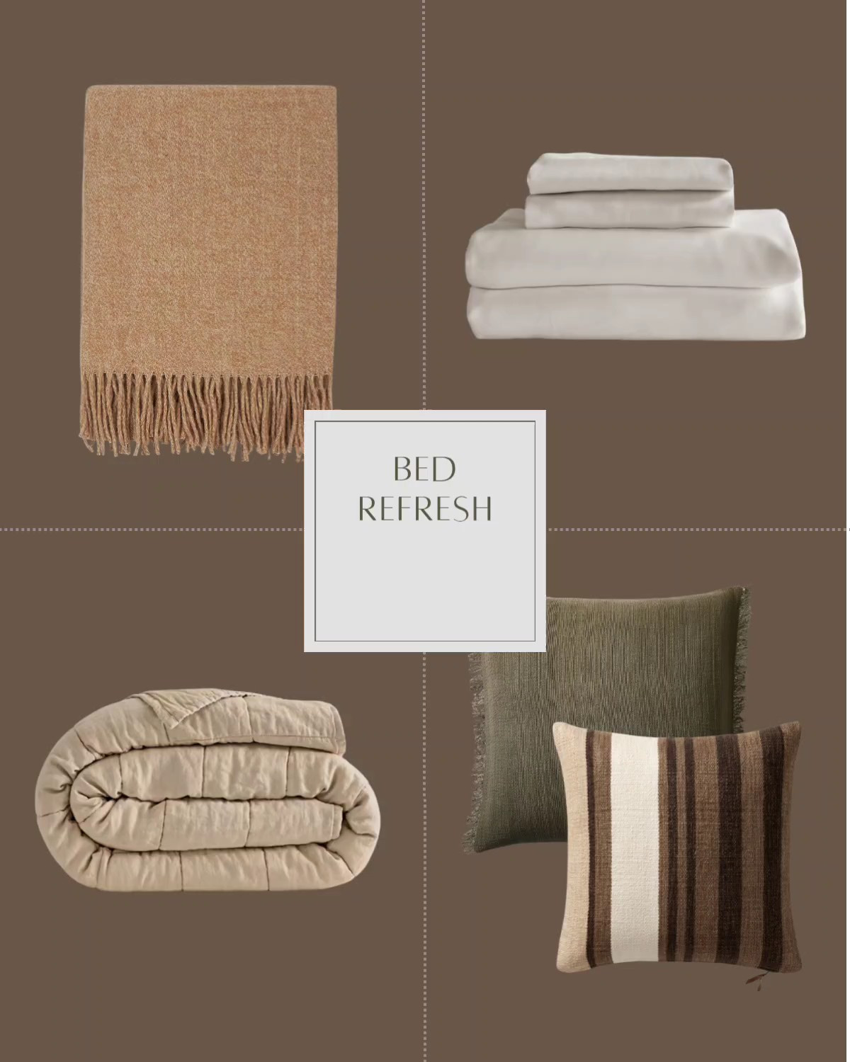 Cozy bedding. Earthy bedding. Throw blanket. Bed sheets. Quilt. Duvet. Throw pillows

#LTKSeasonal #LTKHome #LTKSaleAlert