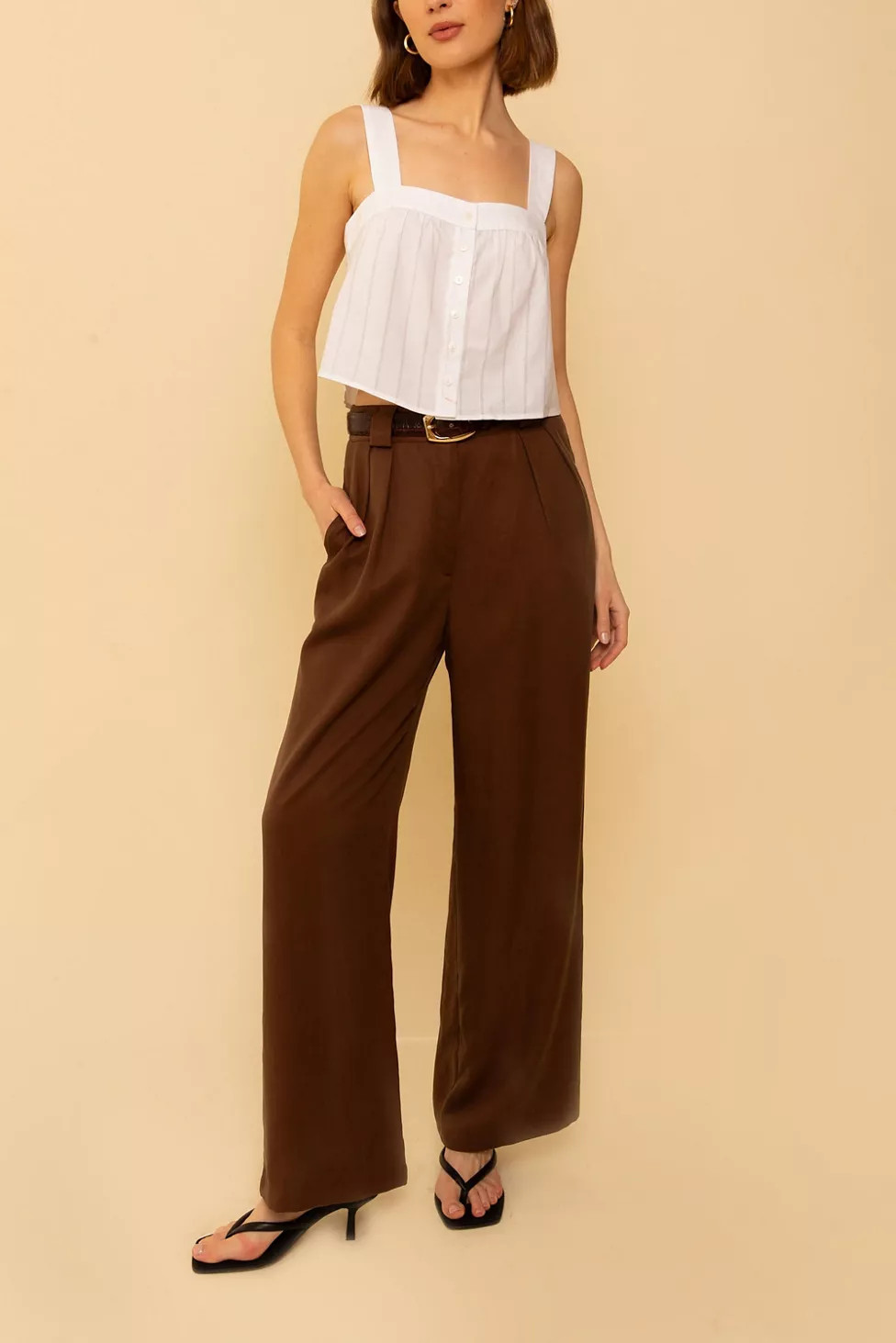 Whimsy + Row Leanna Tencel Trouser Pant | Urban Outfitters (US and RoW)