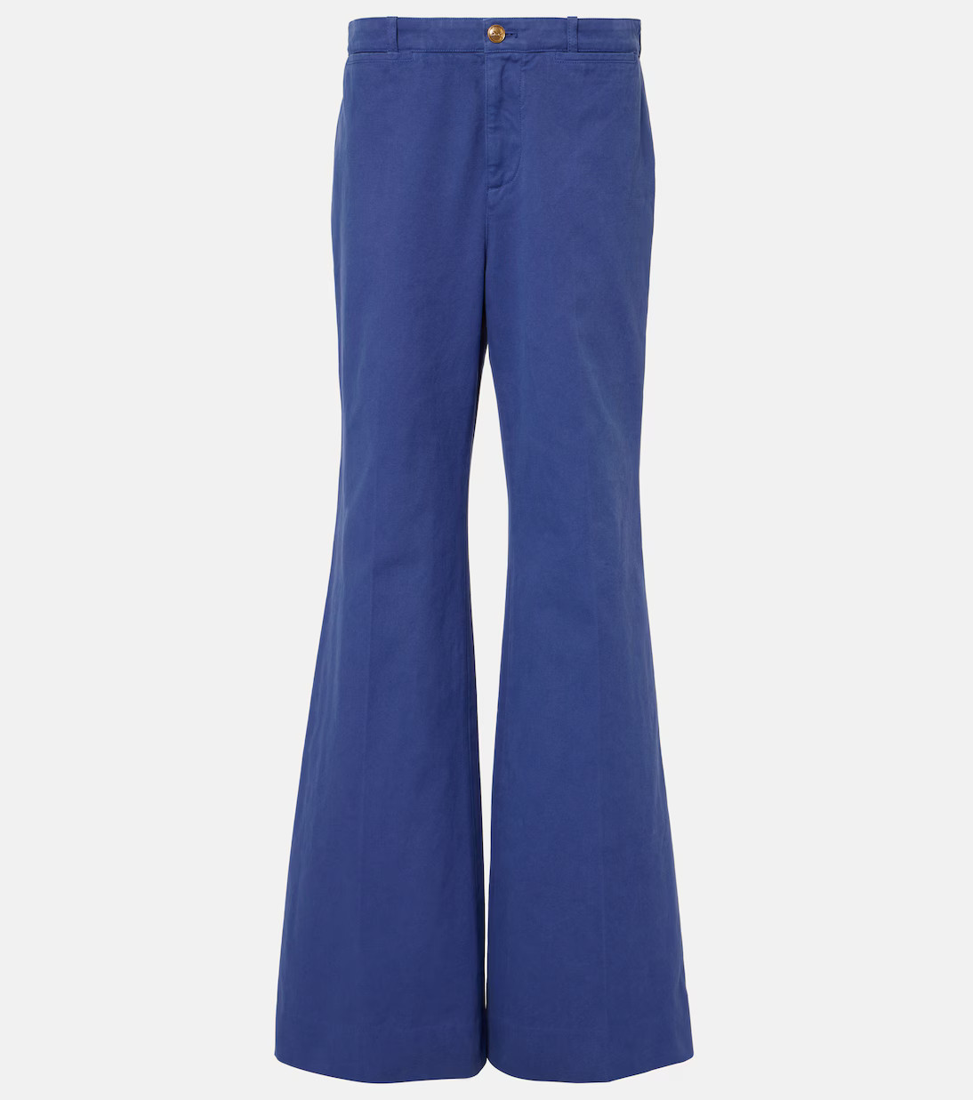 Mid-rise cotton canvas flared pants | Mytheresa (US/CA)