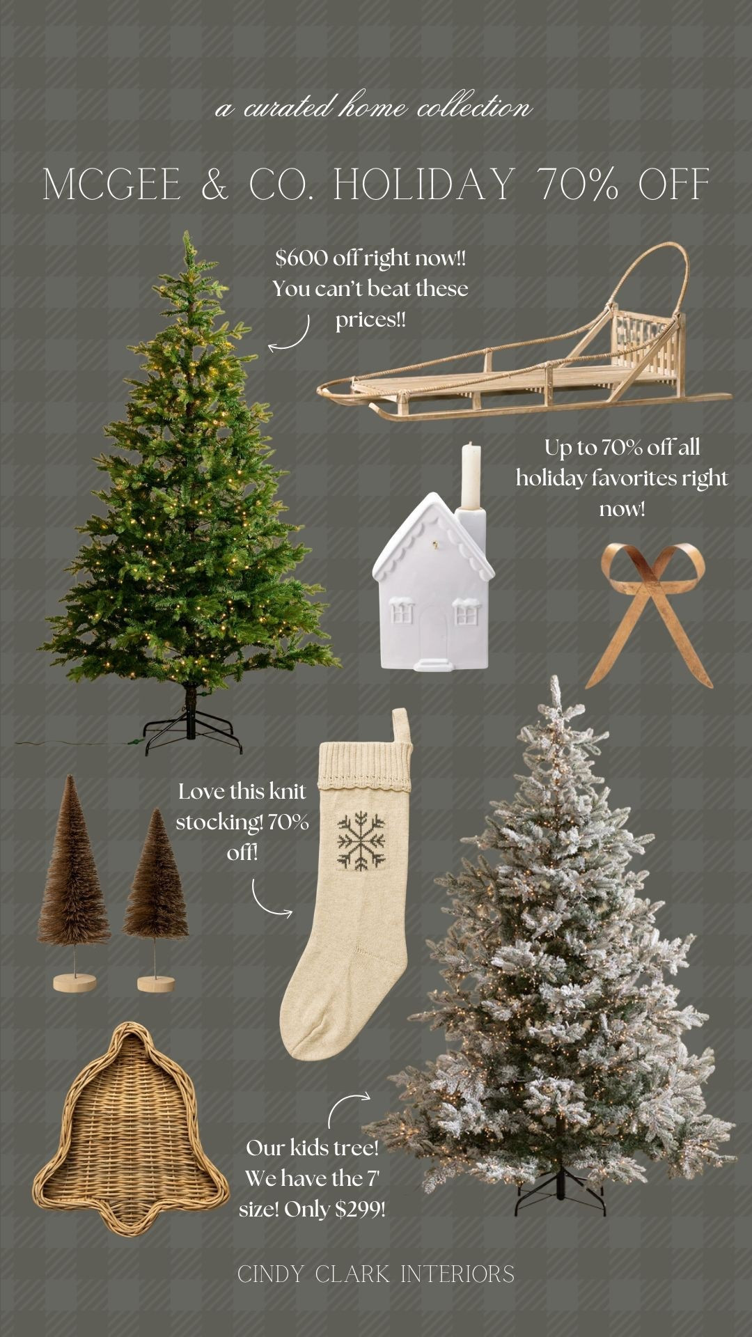 McGee & Co. just marked down their holiday collection! Some pieces are 70% off right now including my 7' snowy grandis fir faux tree. Over $600 in savings on some of these pieces, and decor accents as low as $8!! Grab what you can for this season or next. 

#LTKHoliday #LTKSaleAlert