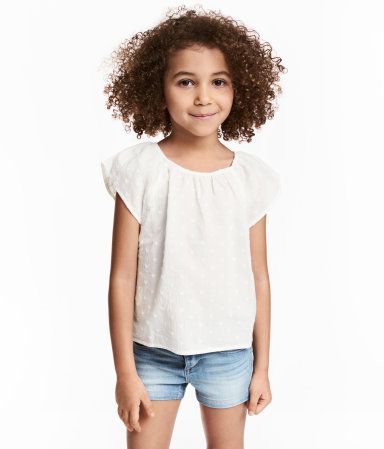 H&M Blouse with Butterfly Sleeves $12.99 | H&M (US)