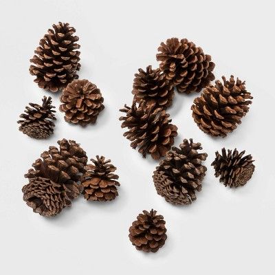 12ct Cinnamon Scented Artificial Christmas Pine Cones - Wondershop&#8482; | Target