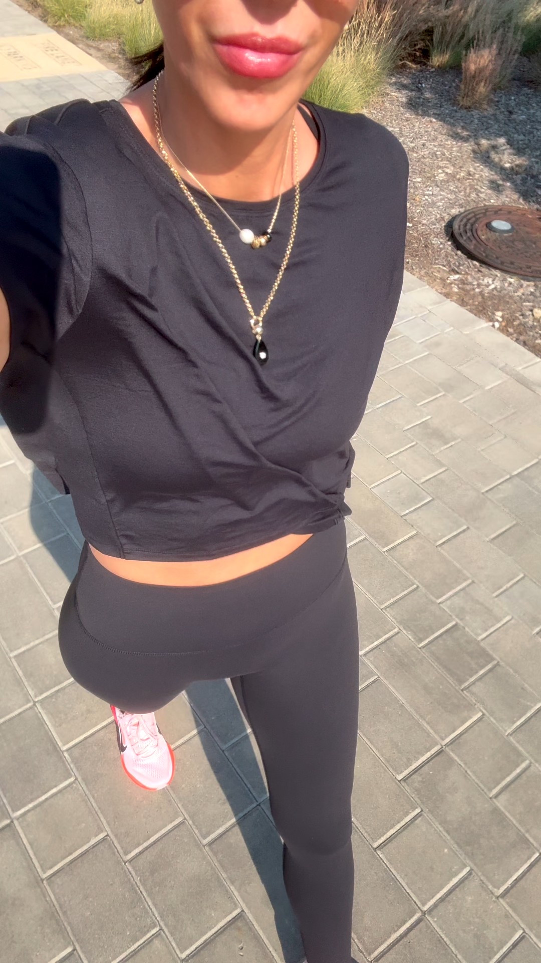 Texas Walk in the set I have been wearing forever!  No seam ButterLux leggings are everything! 
Leggings- size small 
Top- small 
Sports bra- small 

#LTKActive #LTKU #LTKOver40