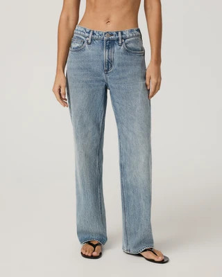 Women's Vuori Vintage Straight Leg Jean 30" - Light Wash Indigo Denim - 25 | Vuori Clothing (US & Canada)