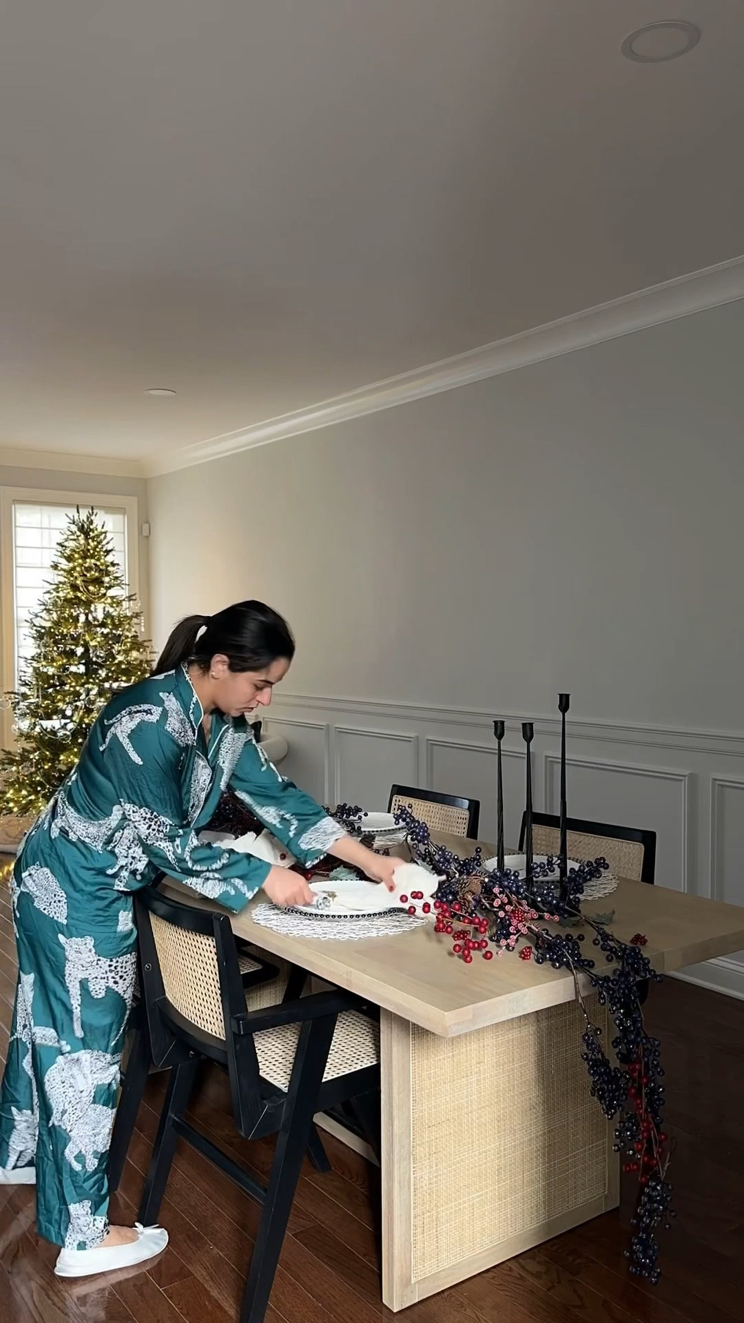 I’m obsessed with how chic these chairs look with our table. The cane detail & black frame is such a perfect contrast!
Linked our dining table, the chairs & my cozy pajamas!

Shop on my LTK 🤍
Follow for more finds!

Dining chairs, cane dining chairs, black dining chairs, dining table, holiday dining room, Christmas decor, dining room inspo, cozy Christmas style, neutral home, comfy pajamas, holiday decor

#LTKHoliday #LTKSeasonal #LTKHome