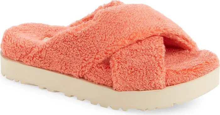 UGG® Fuzz Sugar Terry Crossover Slide Slipper | Nordstrom | Nordstrom