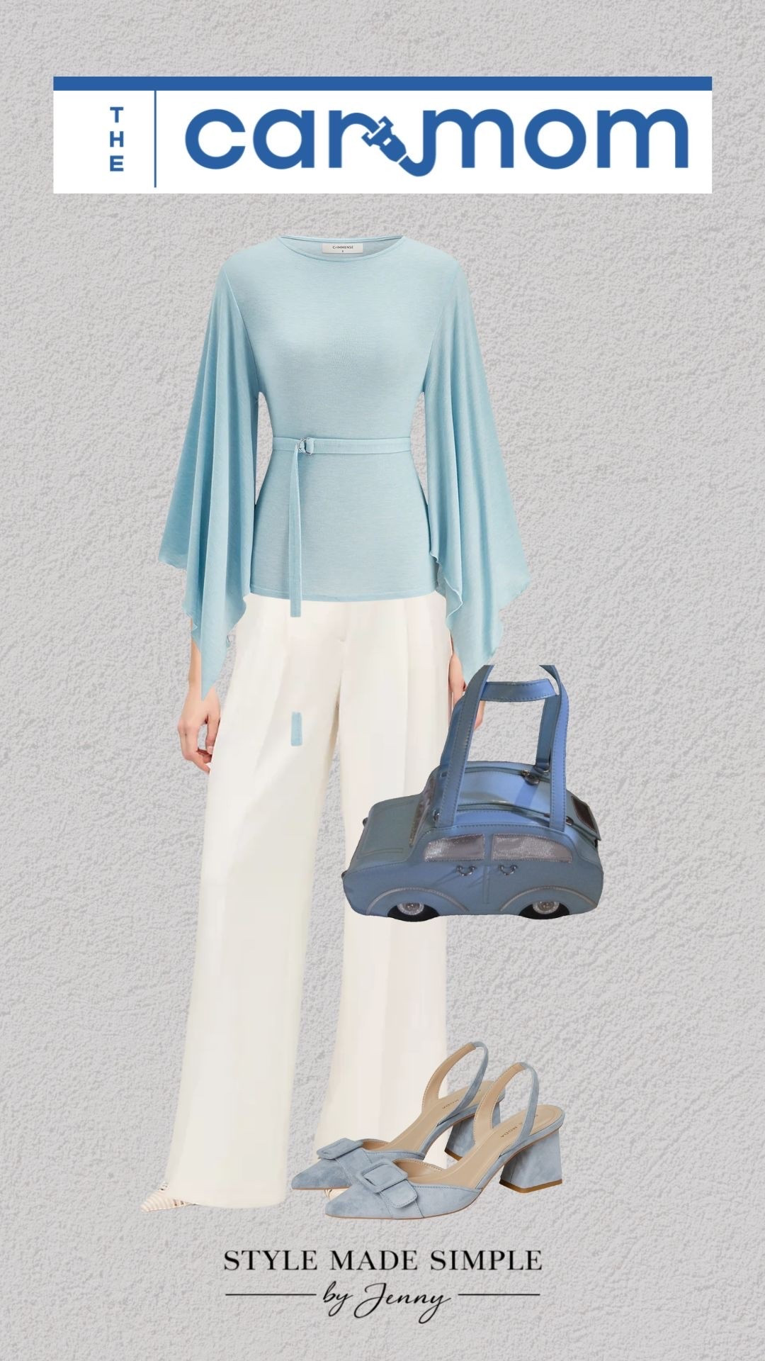 Here’s a look I styled for Kelly the car mom!

You can book personal styling (custom capsule wardrobes or event styling) with me at https://stylemadesimplebyjenny.com 😊