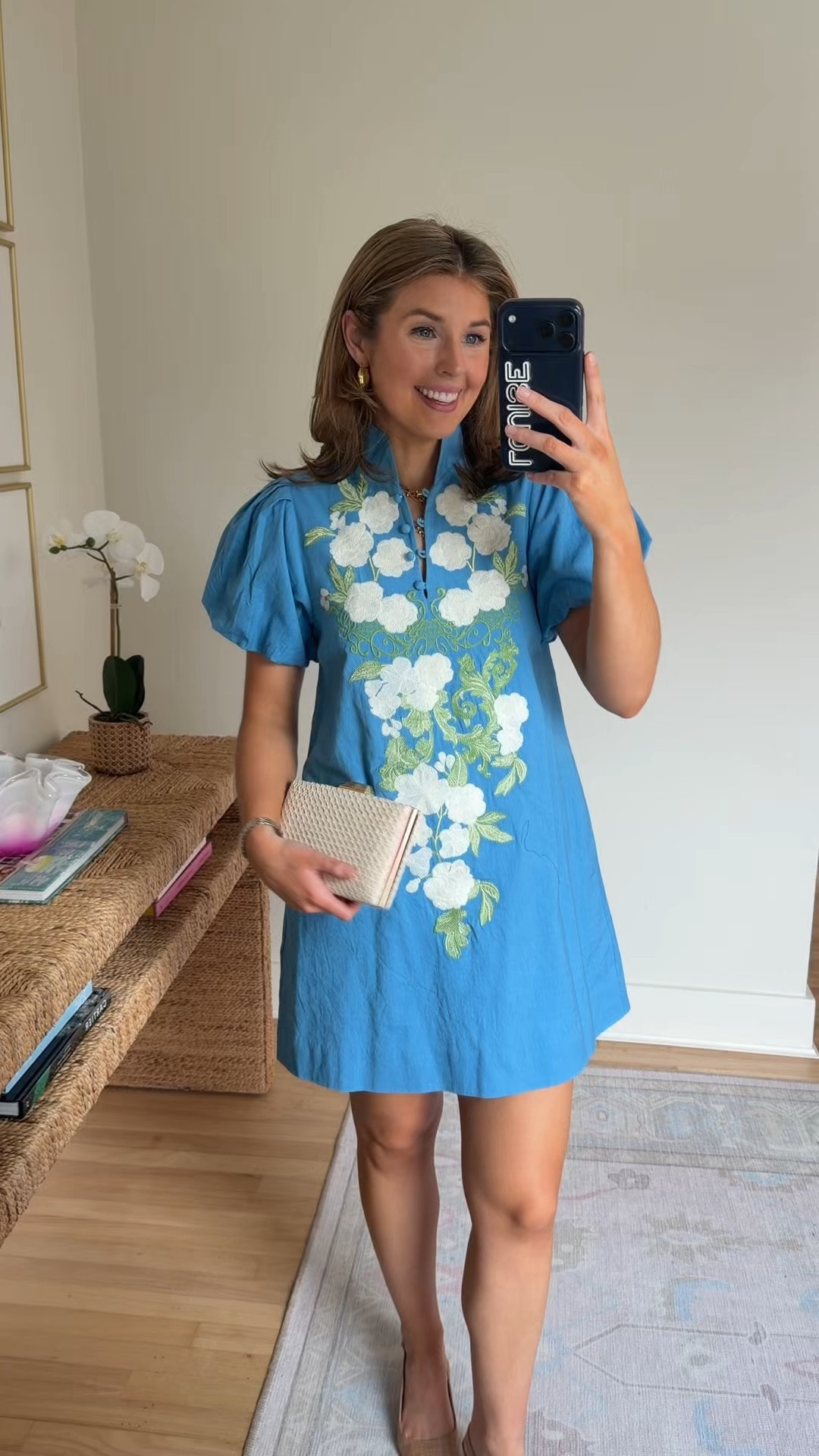 Spring outfit idea! Perfect for baby shower, bridal shower, Easter, etc 💙 wearing an XS