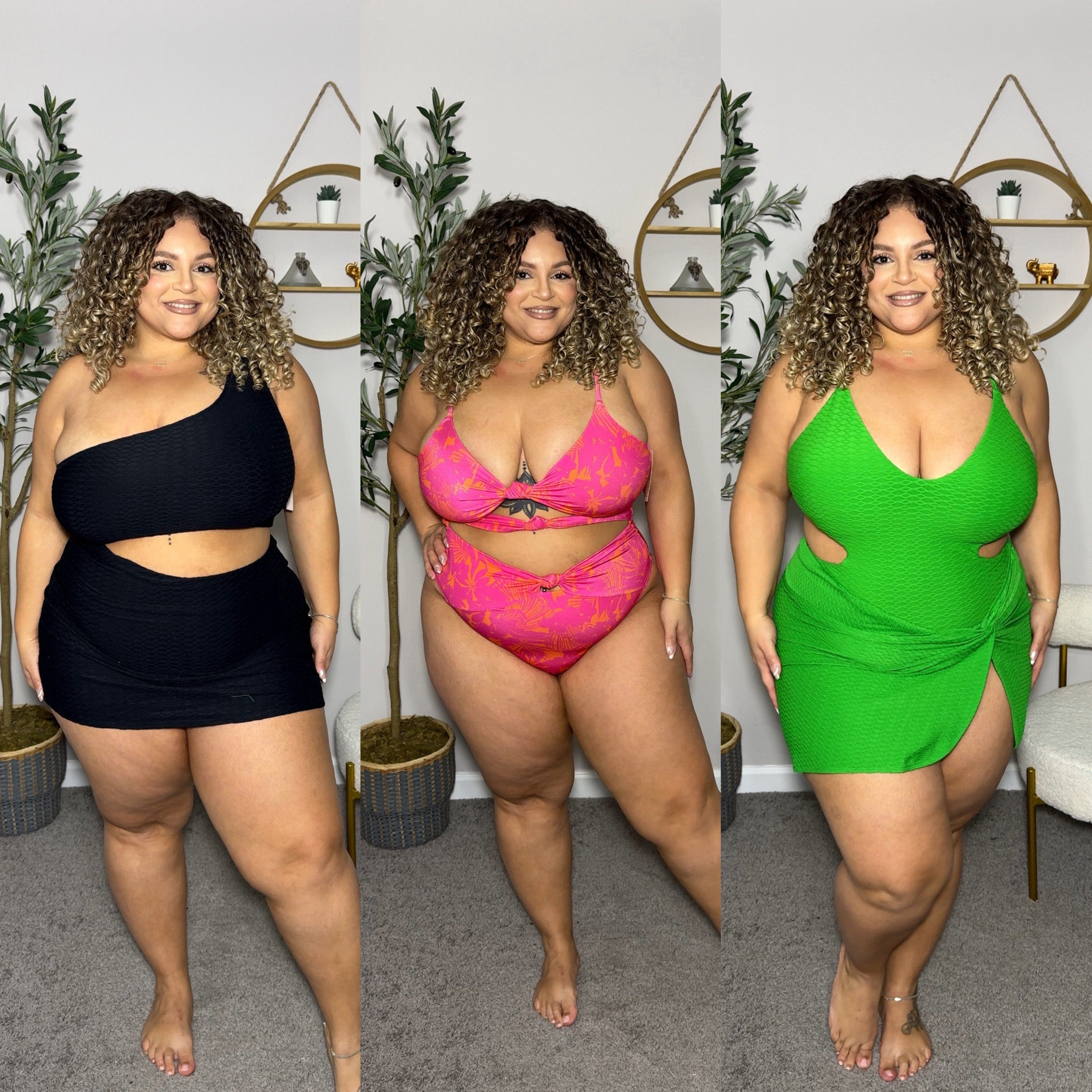 Wearing a XXL in all pieces!

Swim, swimwear, plus size swim, vacation, summer, spring,

#LTKtravel #LTKplussize #LTKmidsize