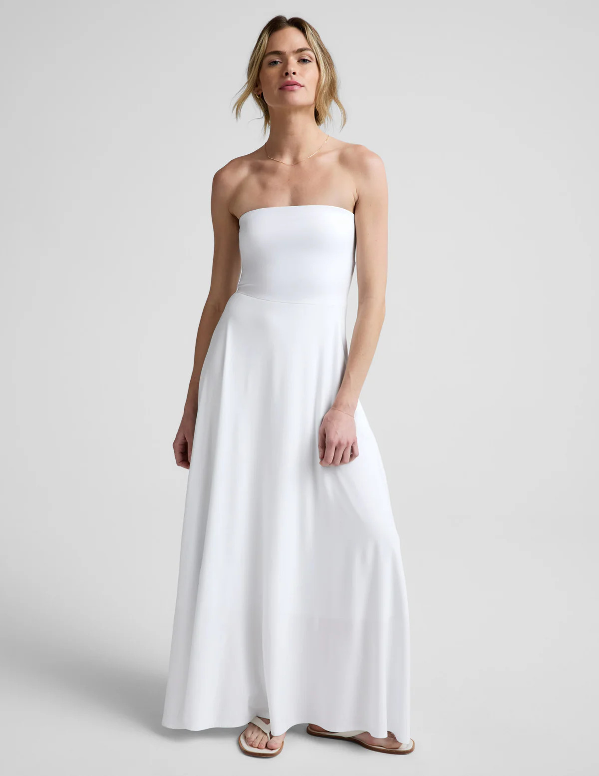 Featherweight Strapless Maxi Dress | Beyond Yoga | Beyond Yoga