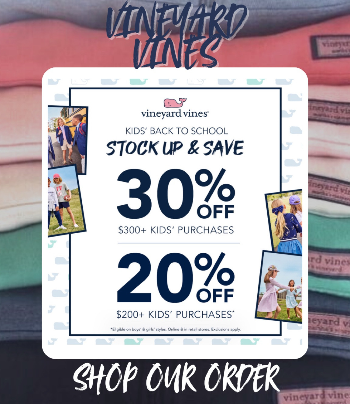 Best deal of the summer !!! Spend $300 get 30% off ! Hurry styles are selling fast . #bts #backtoschool #kids #prep #preppy #school #elementary #jrhigh #highschool #pastel #neon #america #usa #summer #fall #winter #fallstyle #autumnstyle #backtoschoolsale #boys #girls #backpacks 

#LTKSeasonal #LTKSaleAlert #LTKBacktoSchool