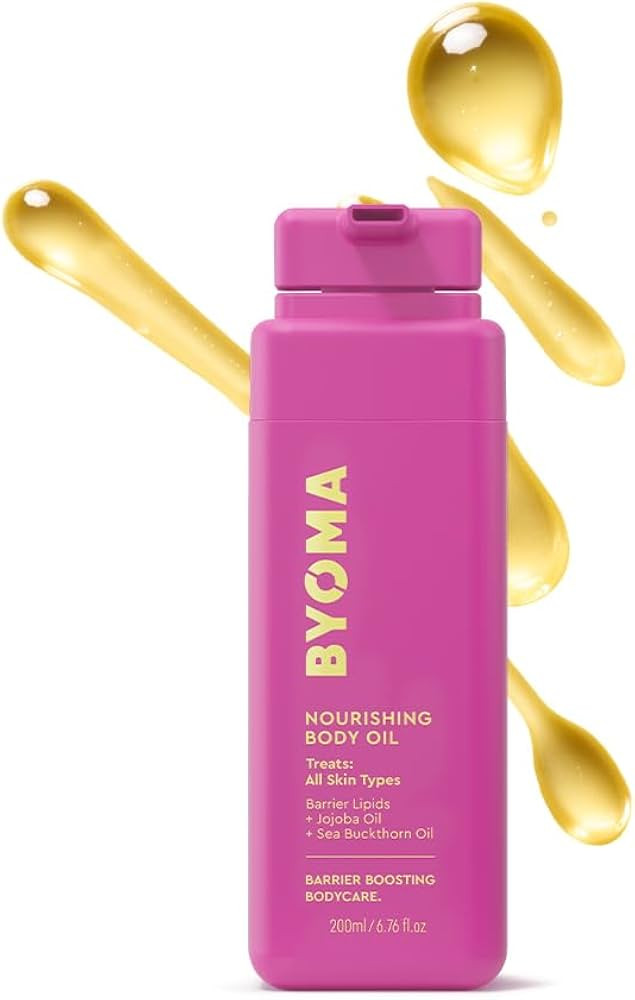 BYOMA Nourishing Body Oil - For All Skin Types - Lightweight, Fast-Absorbing Body Oil with Jojoba... | Amazon (US)