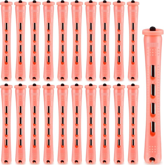 WILLBOND 60 Pcs Perm Rods for Long Hair Plastic Curl Rods Cold Wave Irons Curling Roller for Hair... | Amazon (US)