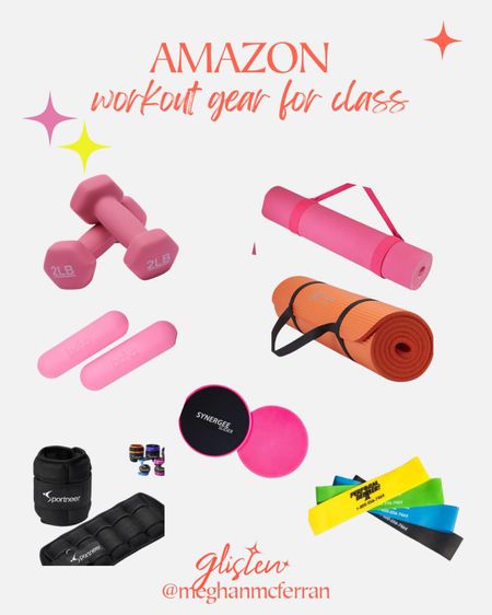 all you need for Glisten class:
✨1-3 lb weights 
✨yoga mat
✨optional bands
✨optional sliders (you can also use socks!)
✨ankle weights & wrist weights if you’re ready to upgrade! (I have the 2 lb and usually use for sculpt!) 

#LTKunder50 #LTKFind #LTKfit
