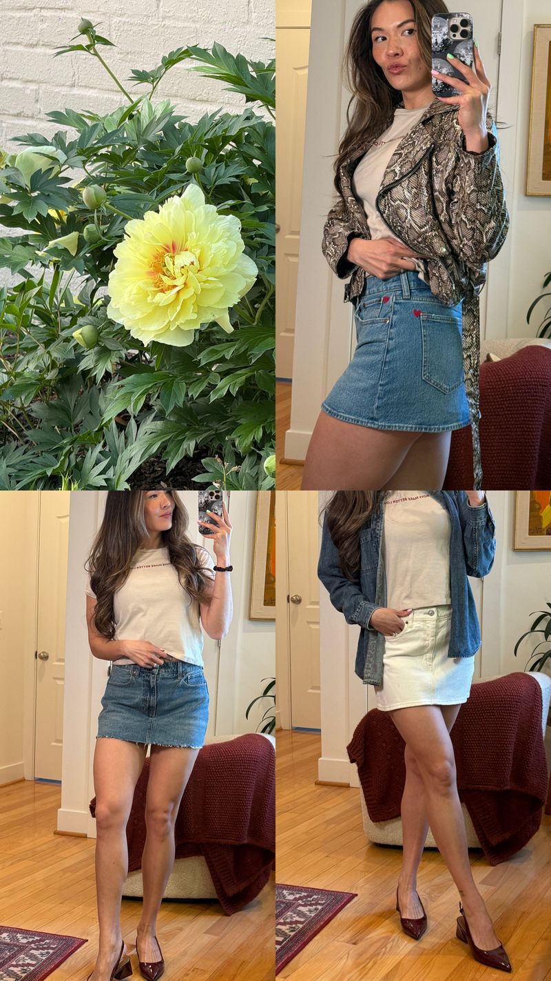 Abercrombie denim skirts for spring & summer 

 #LTKootd #LTKSeasonal #LTKU
