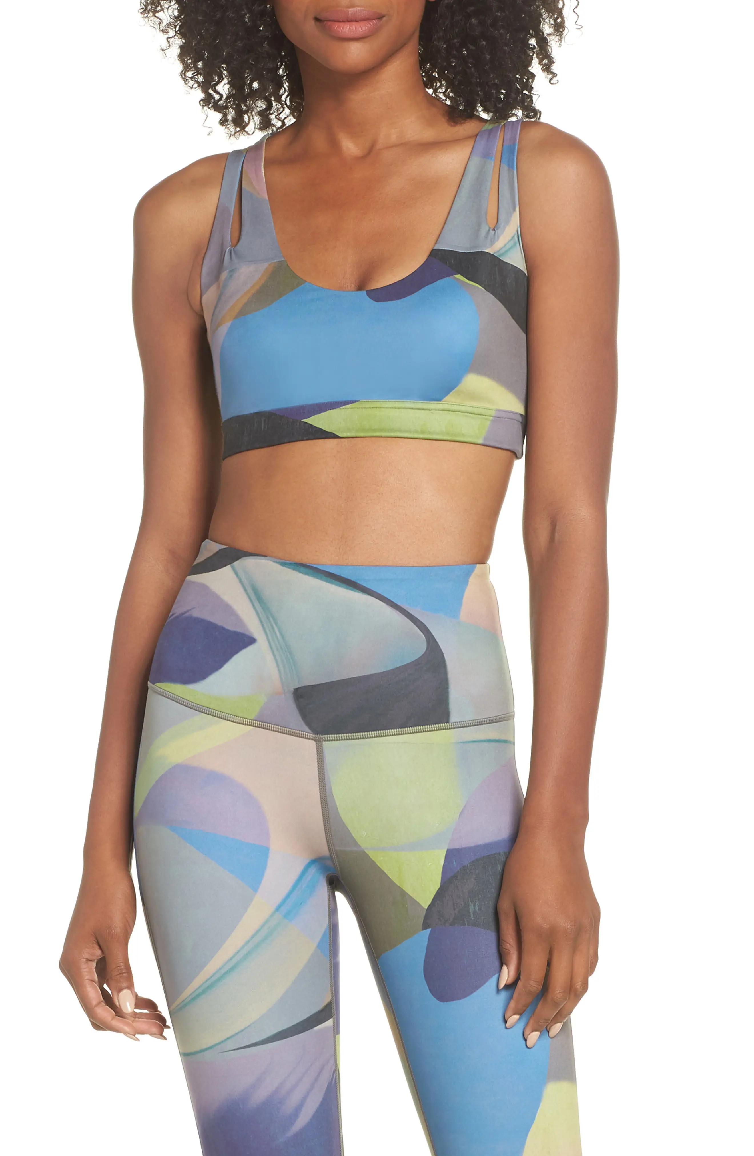 Zella Lita Recycled Dual Strap Sports Bralette | Nordstrom