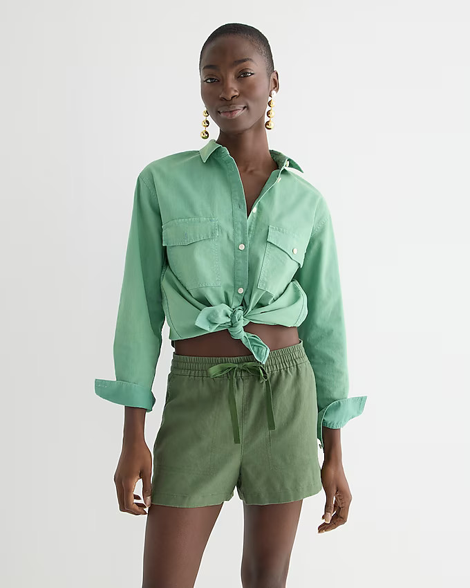 New seaside short in linen blend | J. Crew US