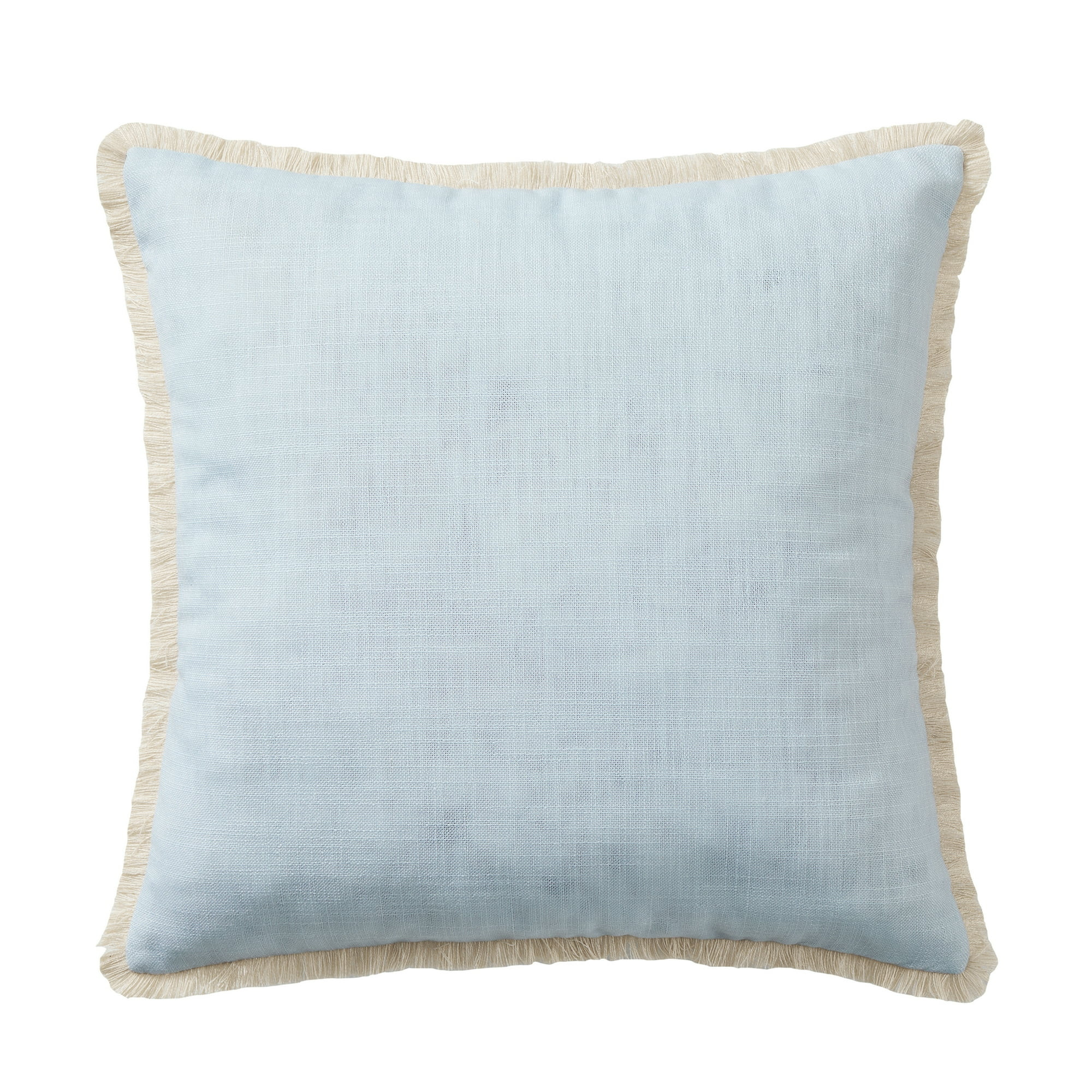 My Texas House Blue Fringe 18" x 18" Outdoor Pillow | Walmart (US)