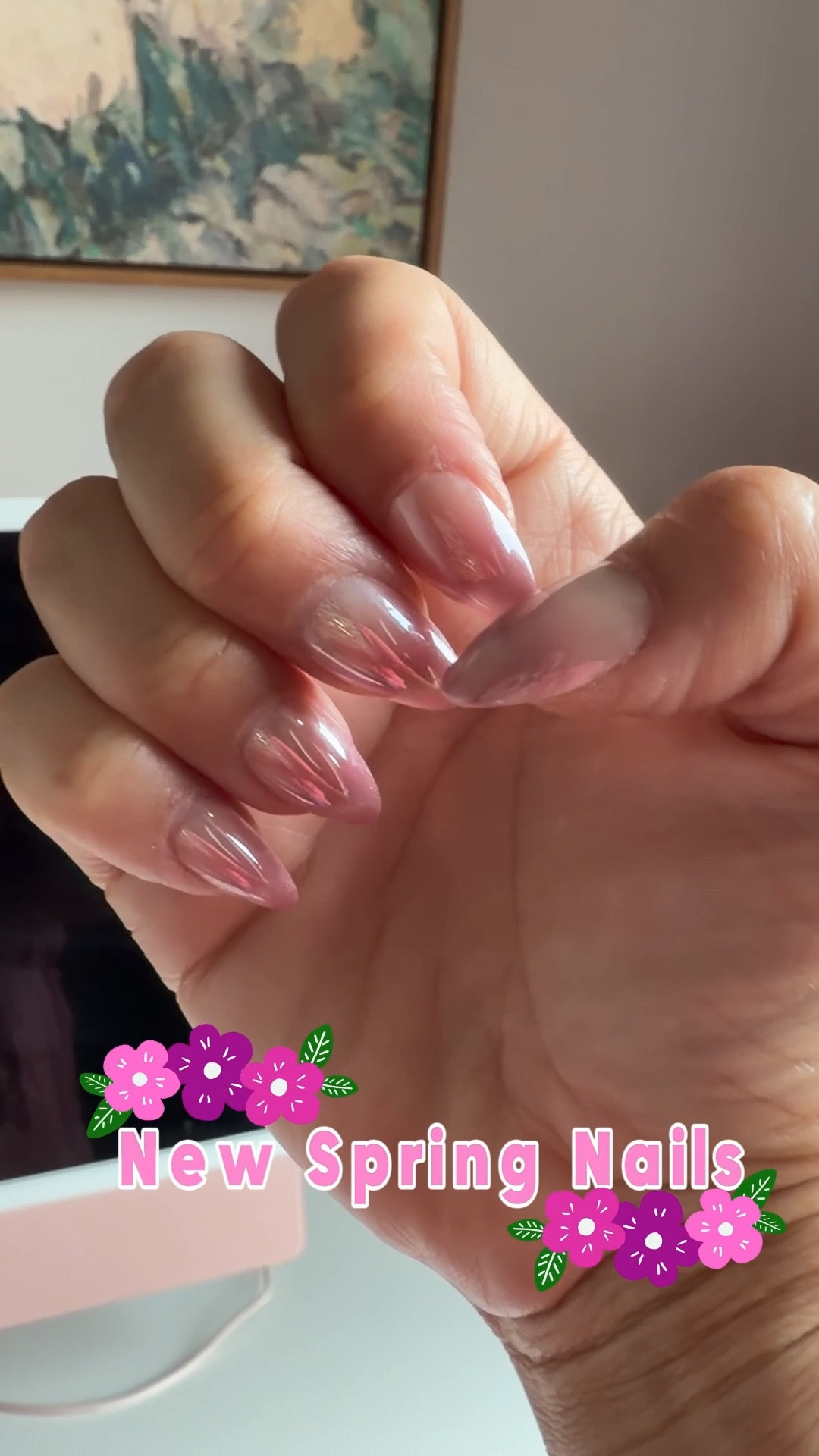 If you’re a busy mom, like me and can rarely find the time to go to the nail salon, do it yourself at home with press on nails 💅 This style has a 
little extra pizazz with special effects that shimmer 💖 Insider tip, brush on glue to make application easy! 

#LTKgrwm #LTKBeauty #LTKmomlife