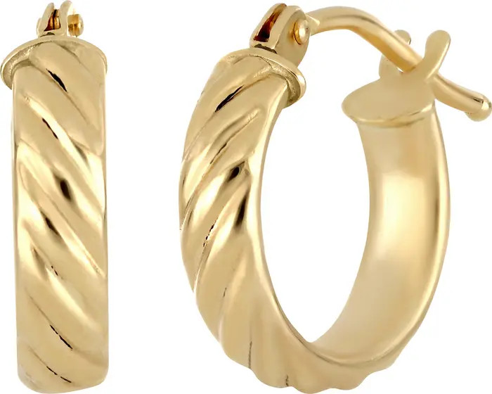 14K Gold Twisted Hoop Earrings | Nordstrom