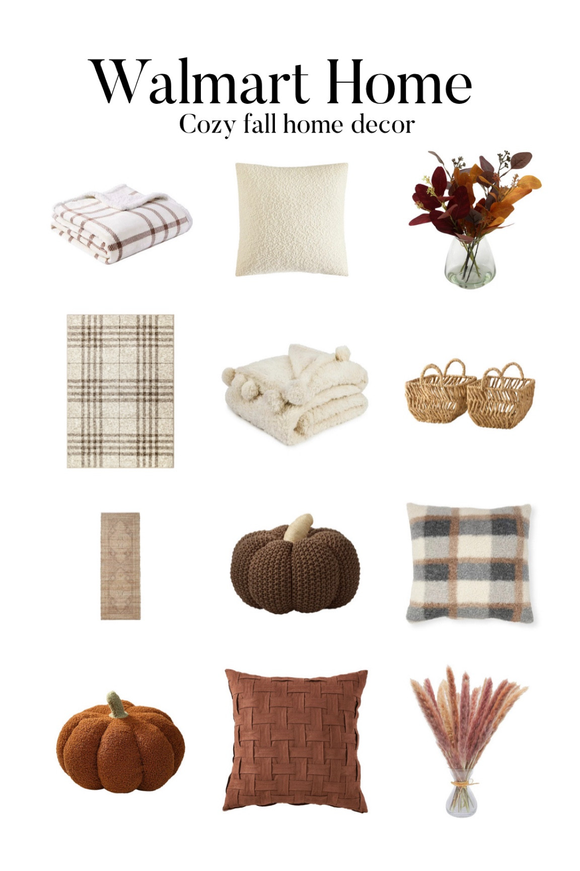 Walmart home
Cozy fall decor
Home decor
Fall style
Pumpkins
Autumn 
Fall season
#seasonal #home #walmarthome 

#LTKhome #LTKunder100 #LTKSeasonal