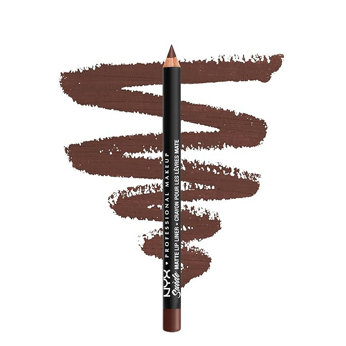 NYX PROFESSIONAL MAKEUP Suede Matte Lip Liner, Velvety-Smooth, Long-Lasting Formula For A Defined... | Amazon (US)