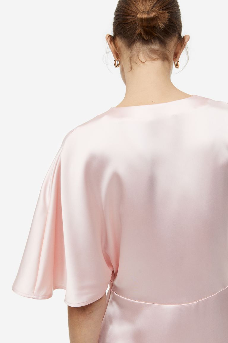 Draped Satin Dress | H&M (US + CA)