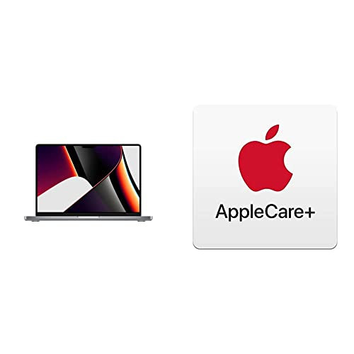 2021 Apple MacBook Pro (14-inch, Apple M1 Pro chip with 10‑core CPU and 16‑core GPU, 16GB RAM, 1TB SSD) - Space Gray AppleCare+ for 14-inch MacBook Pro | Amazon (US)